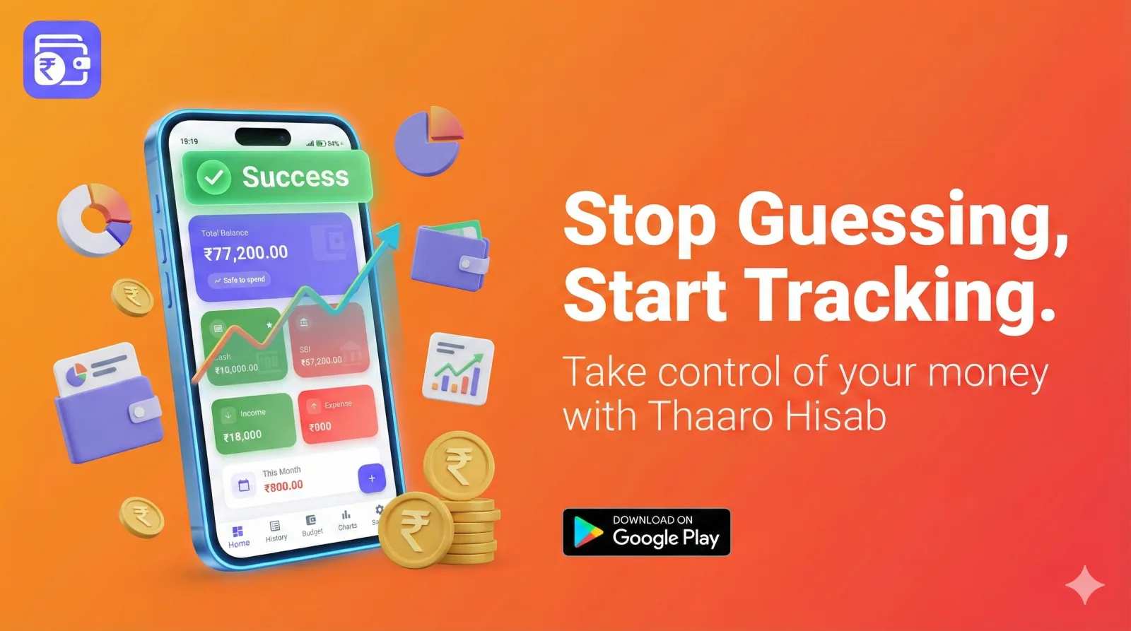 Thaaro Hisab — Digital Business Ledger & Udhar Khata App